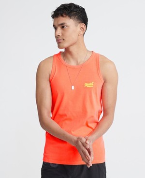 Superdry Neon Lite Férfi Mellény Narancssárga | IKVUZ2635